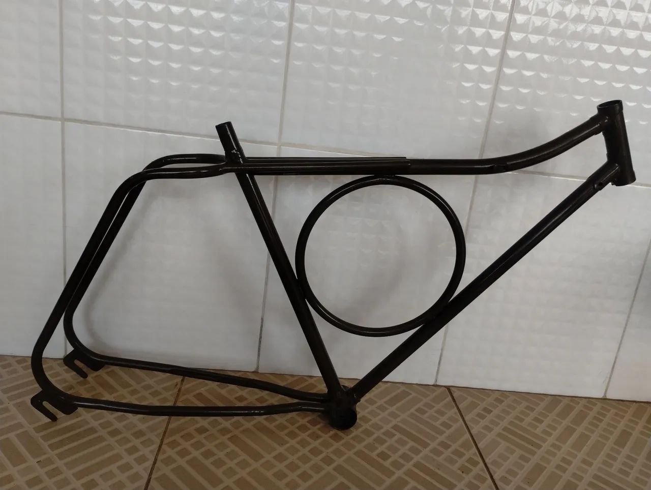 Quadro de bicicleta circular 