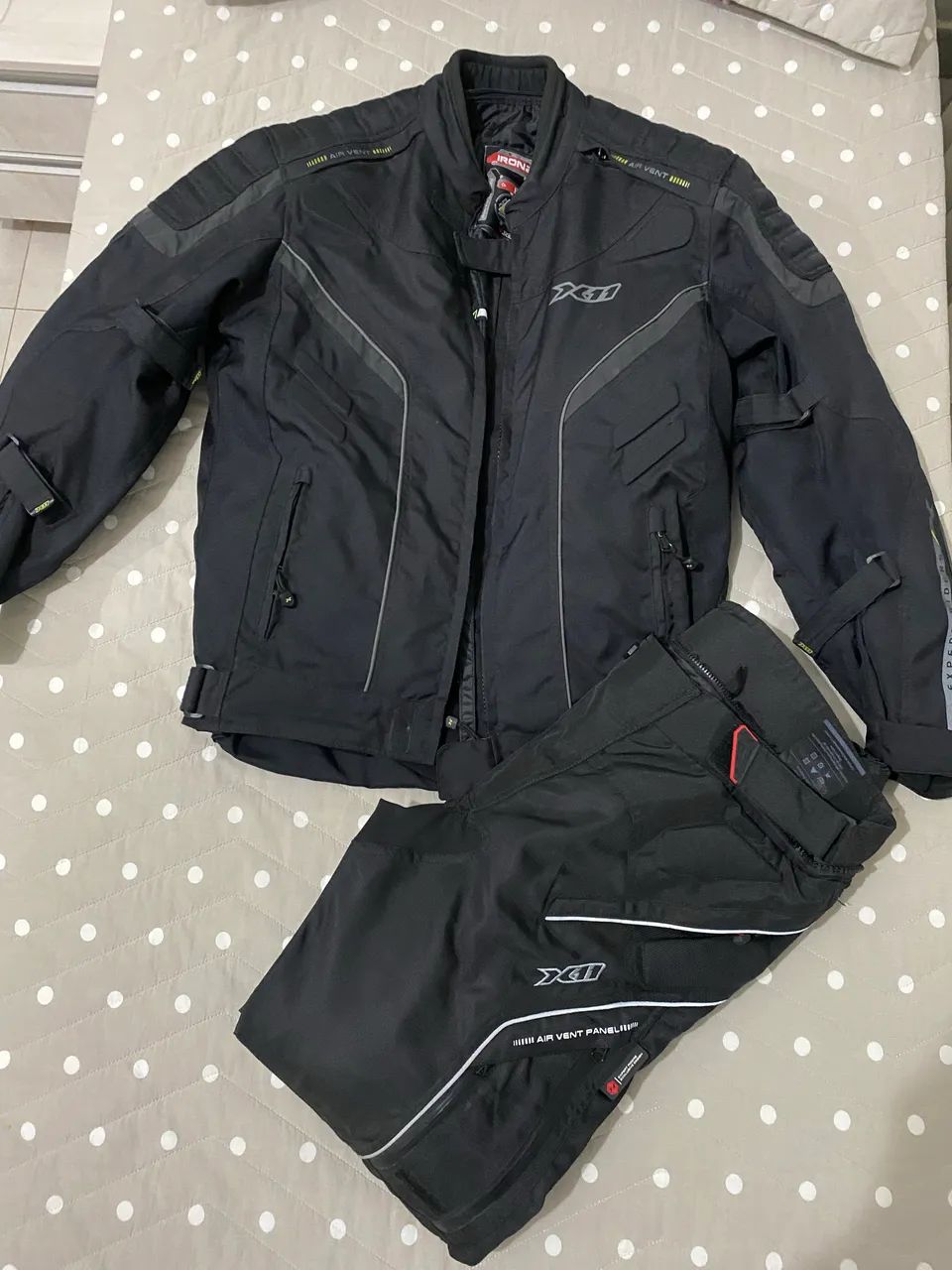 Conjunto Motoqueiro X11 jaqueta e calça p - Foto 3