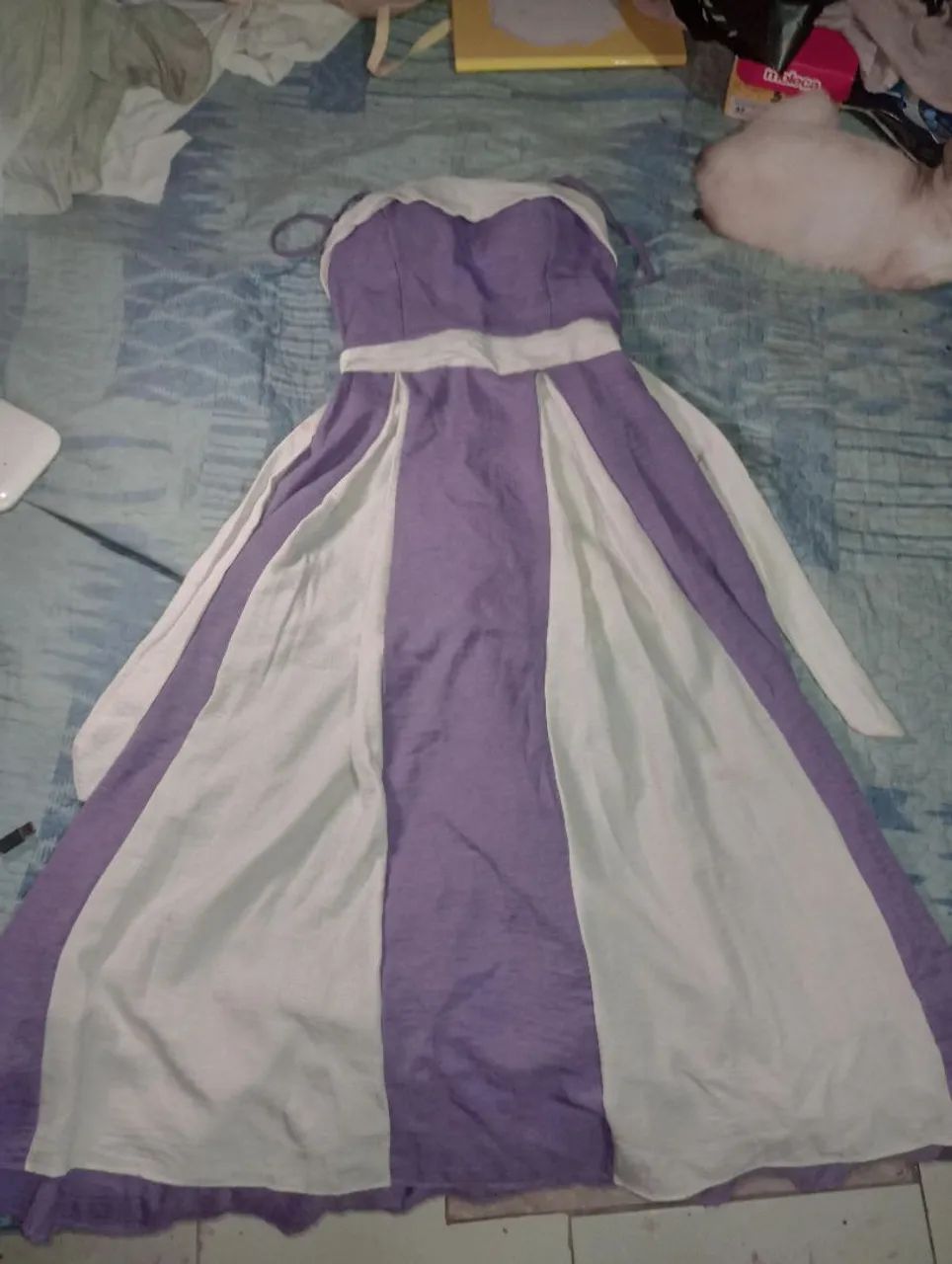 Vestido lilás e branco  - Foto 4