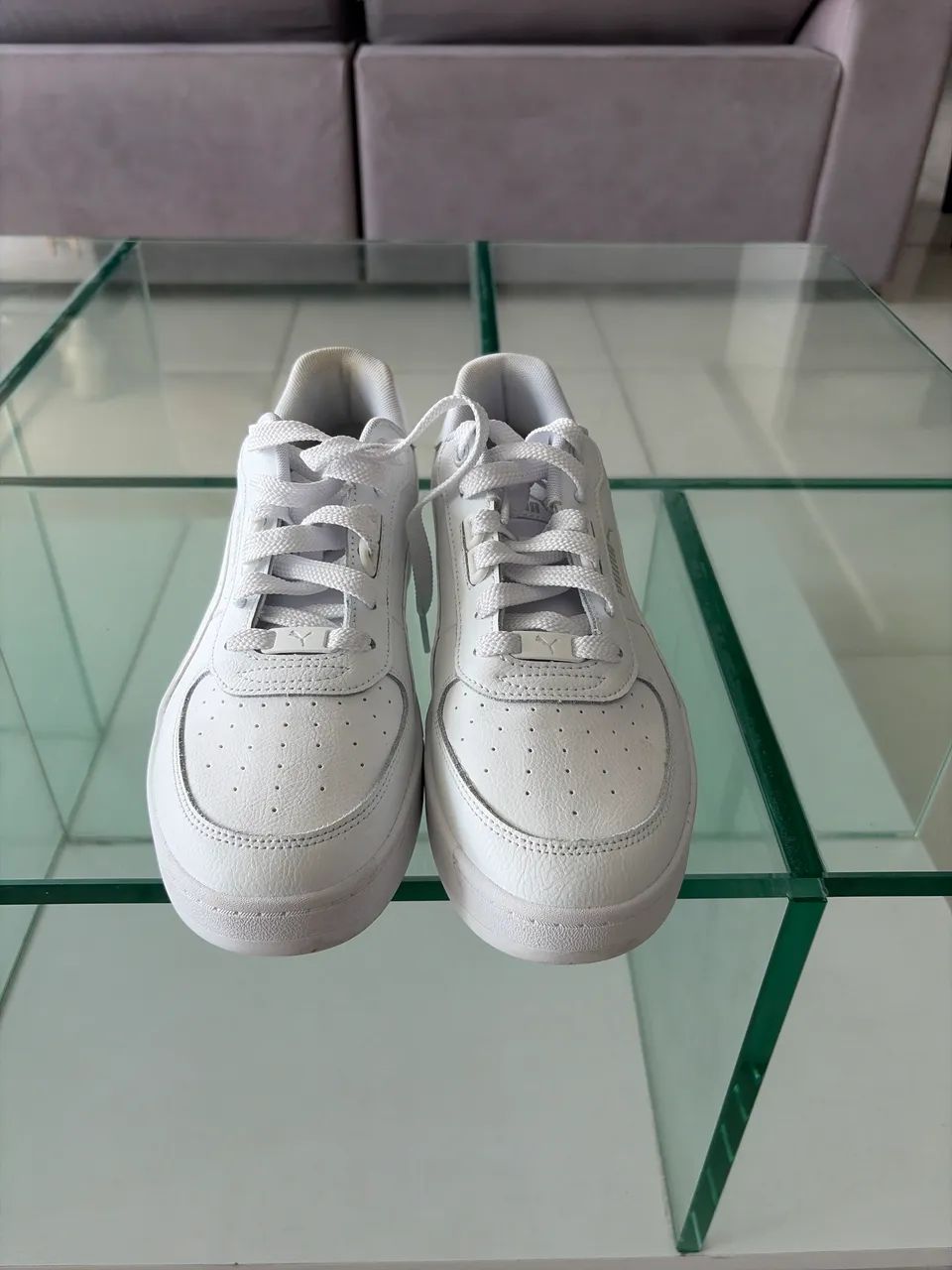 Tênis Puma - lindo 100% Branco - Foto 2