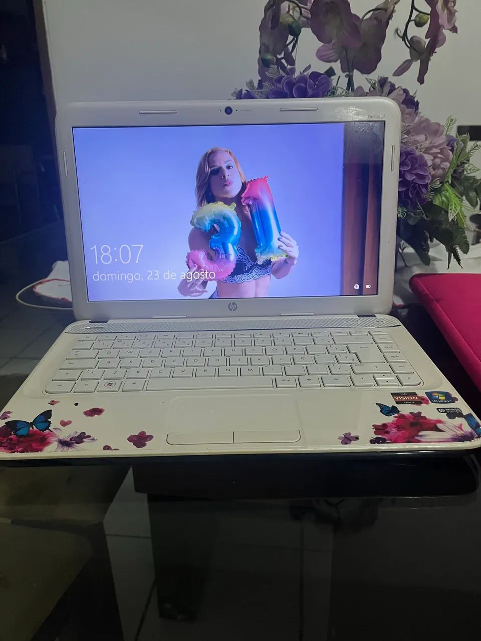 Notebook Hp flores - Foto 2