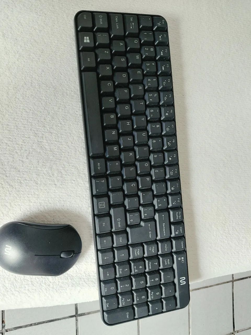 Kit Teclado e Mouse Sem Fio USB Preto Multi - TC183