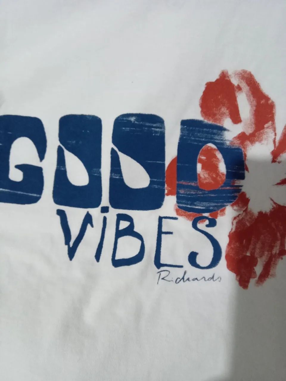Camiseta Richards Good Vibes Tam. M - Foto 2
