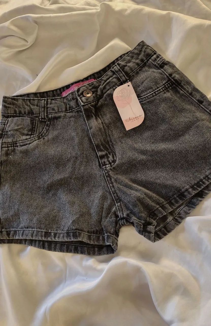 Shorts Jeans cintura alta  - Foto 3