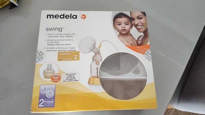 Extrator Bomba de Tirar Leite Elétrico Swing Medela - Foto 5
