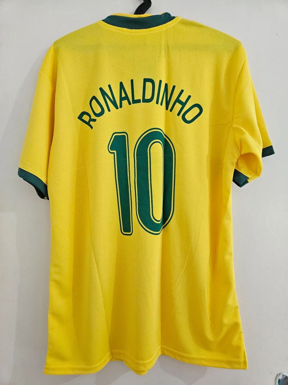 Camisa do Brasil 2006 retrô copa do mundo verde e amarela - Foto 2