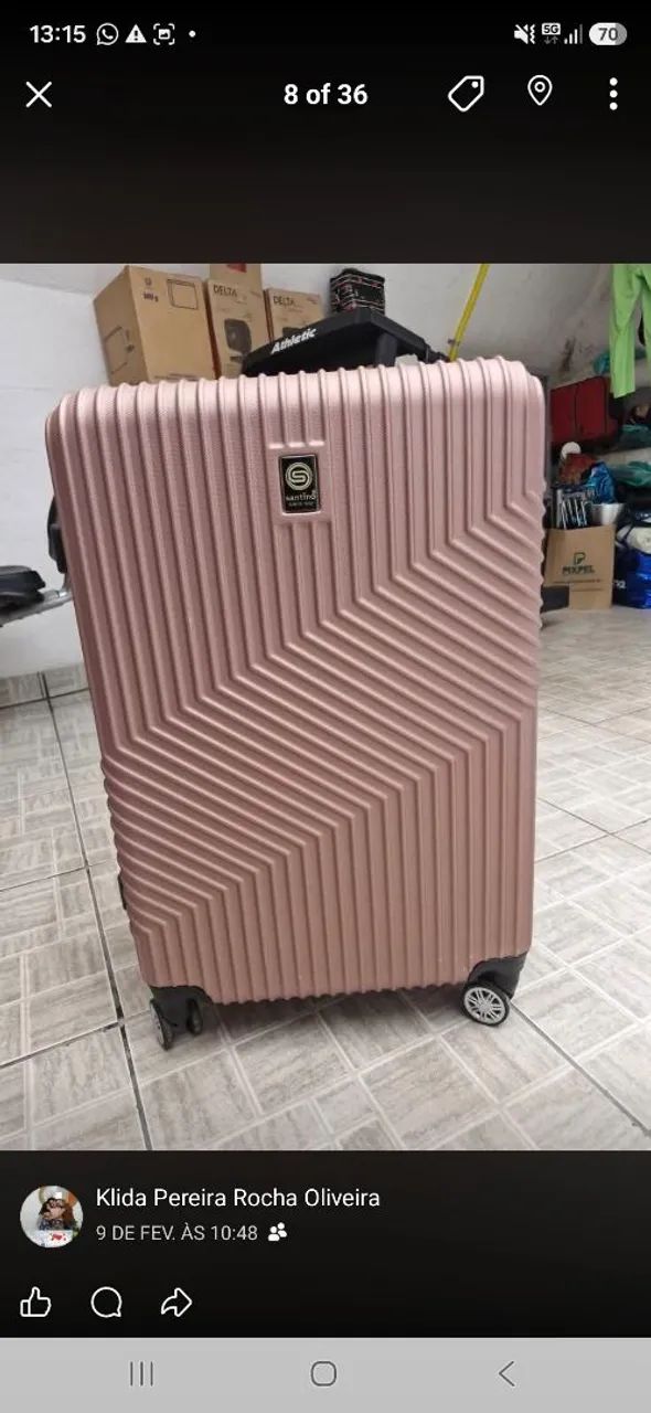 Vendo duas malas. 600 reais as duas. - Foto 2