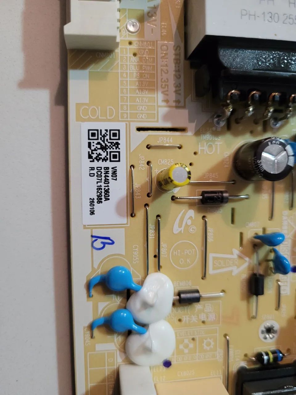 Placa Fonte Tv Samsung Qn55qef1ag Qn50qef1ag Bn44-01360a - Foto 2