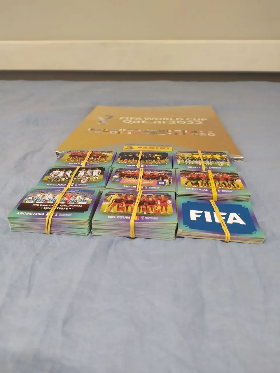 Álbum Copa Copa 2022 Dourado + figurinhas para colar