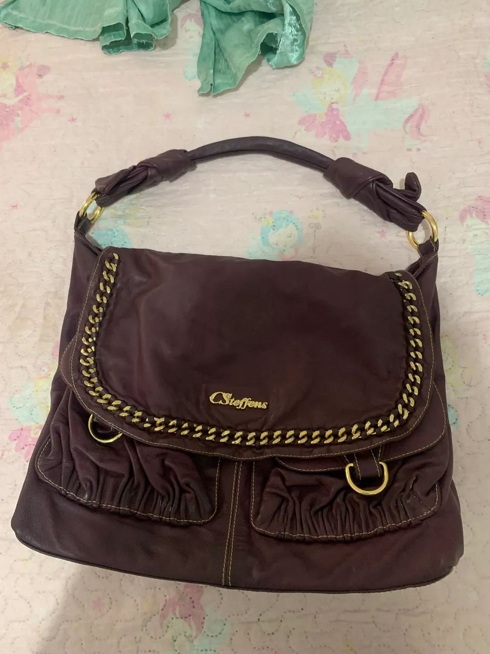 Bolsa de Couro Carmen Feminina - Nova e em Excelente Estado