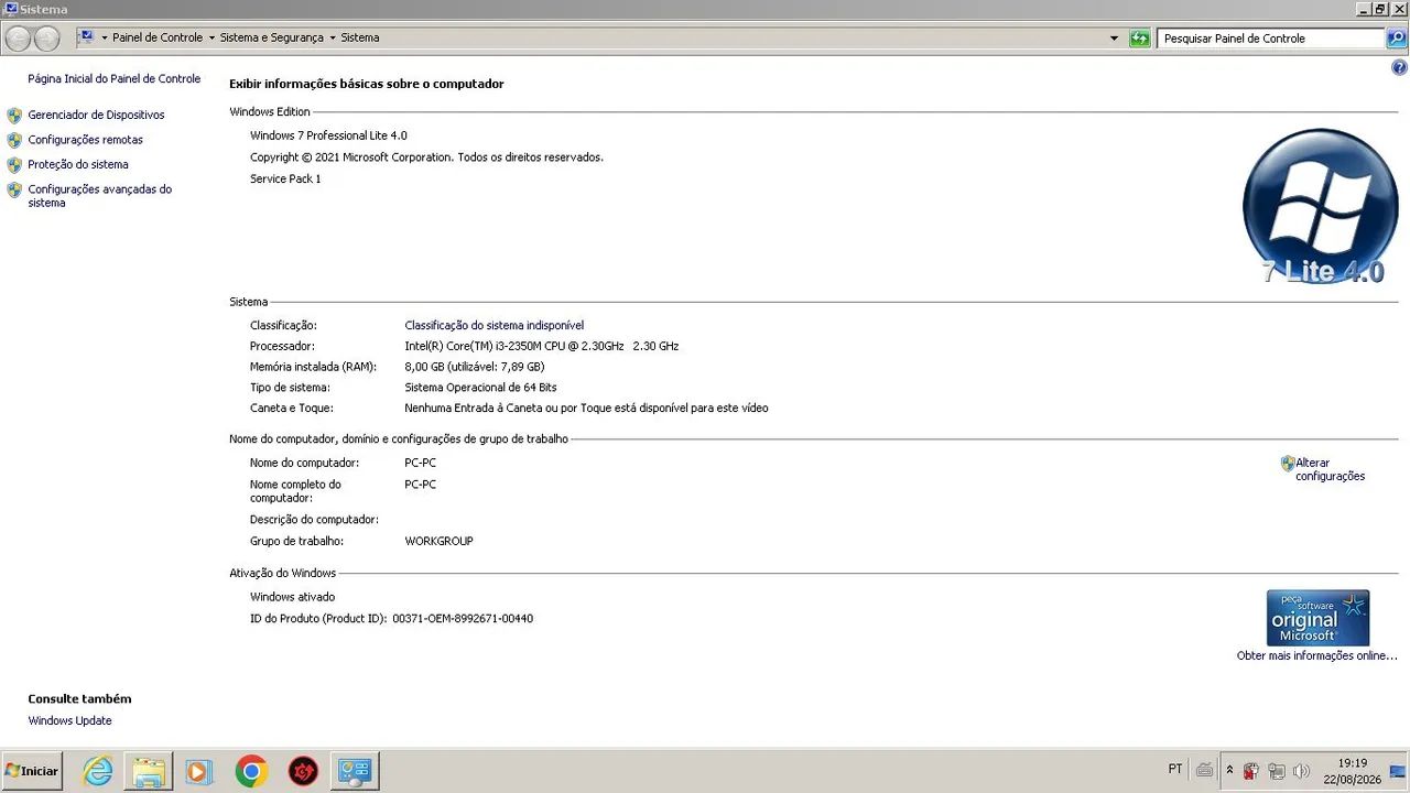 Notebook CCE INFO - Intel i3-2350M - 8GB - SSD 128 GB  - Foto 5