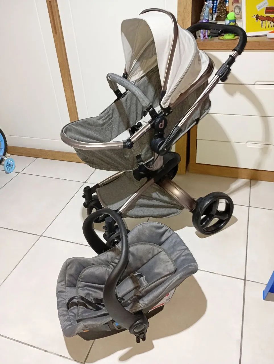 Carrinho de bebê Galzerano Dzieco Vulkan - Foto 2