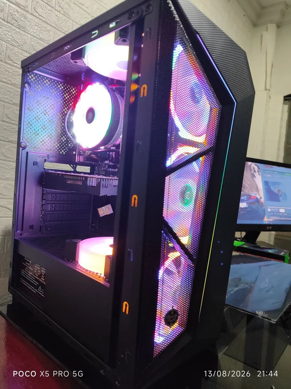 Pc Gamer Intel, 2Monitores, mais barato de Goiania - Foto 3