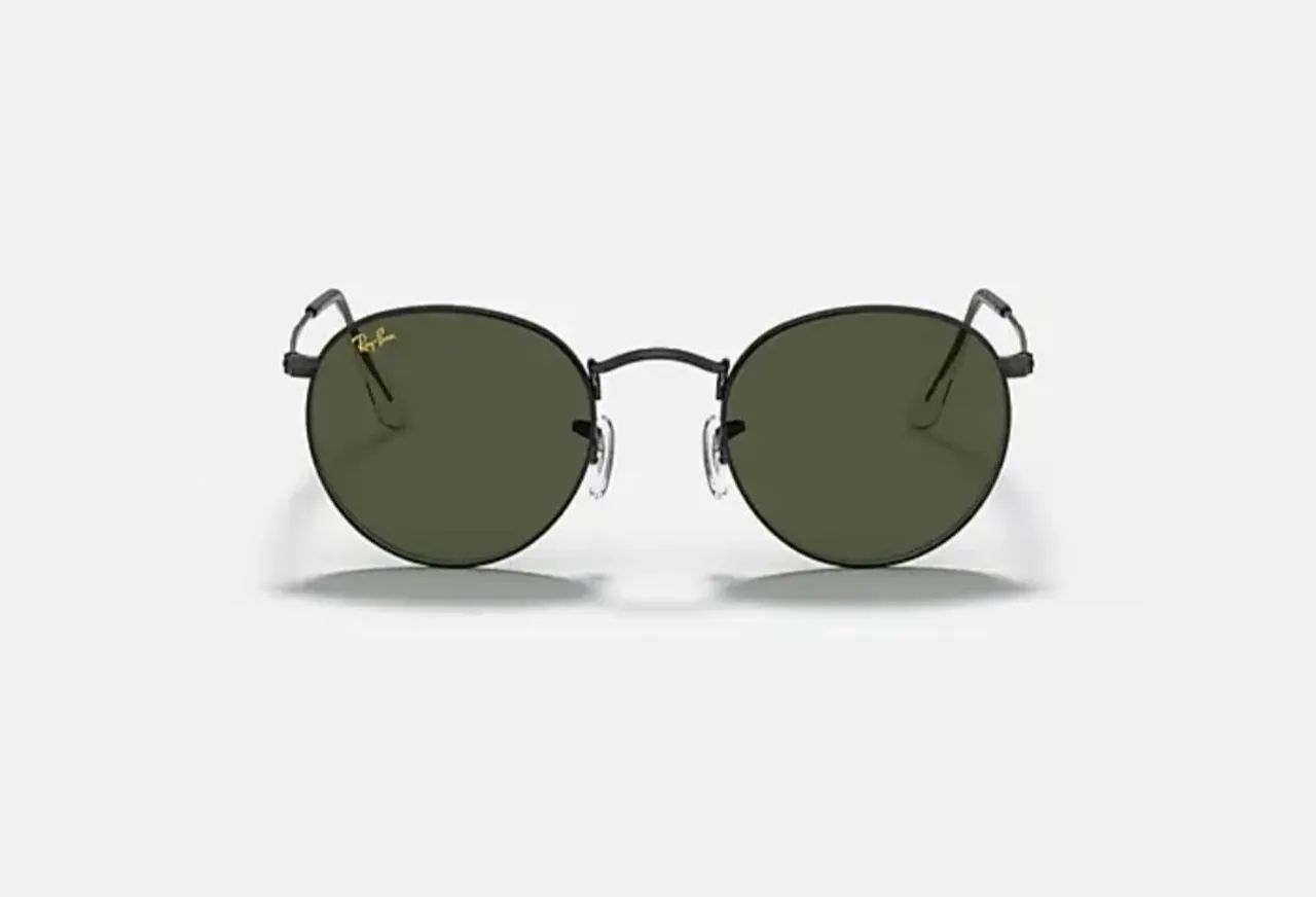 Óculos de Sol Ray ban modelo round preto 
