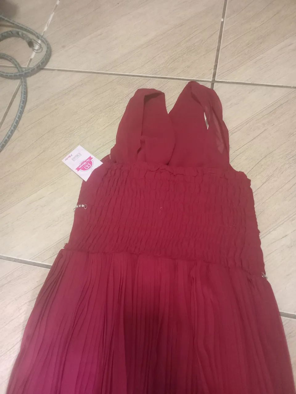Vestido de festa bordô - Foto 4