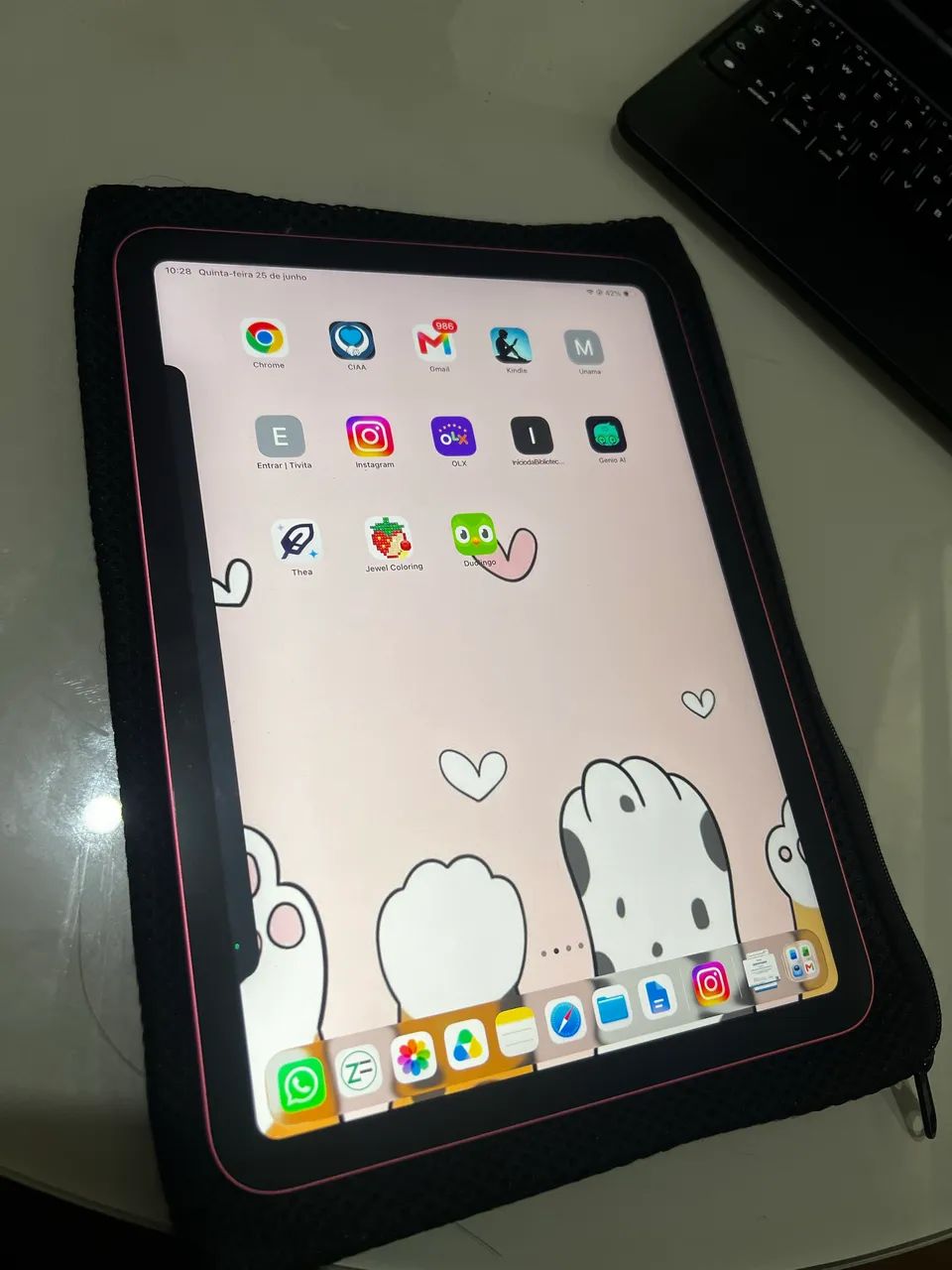 Vendo Ipad 10 geração na cor rosa  - Foto 4