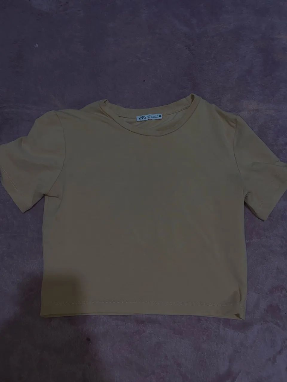 Blusa cropped Zara P 