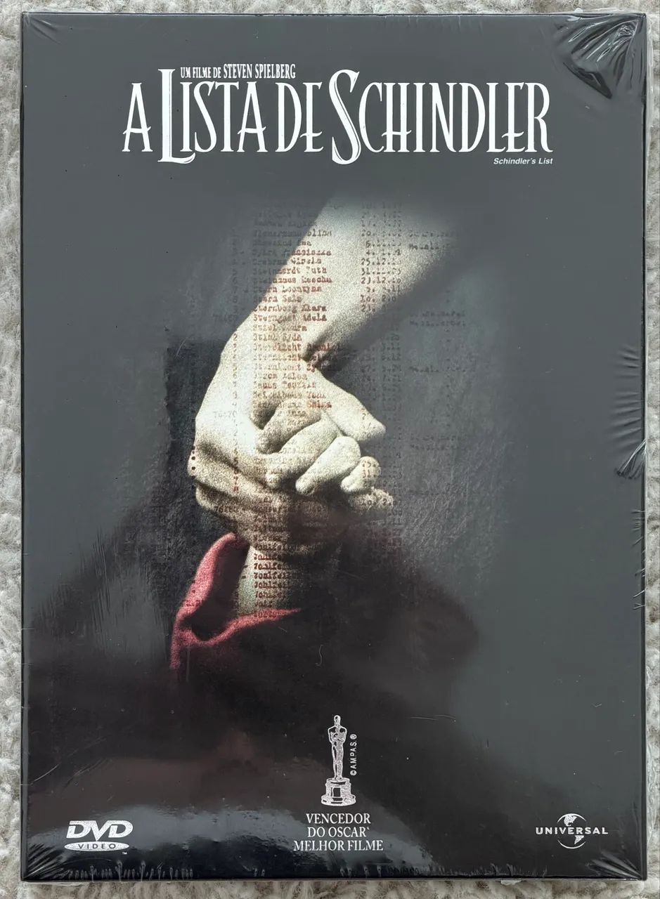 DVD A Lista de Schindler (original e lacrado)