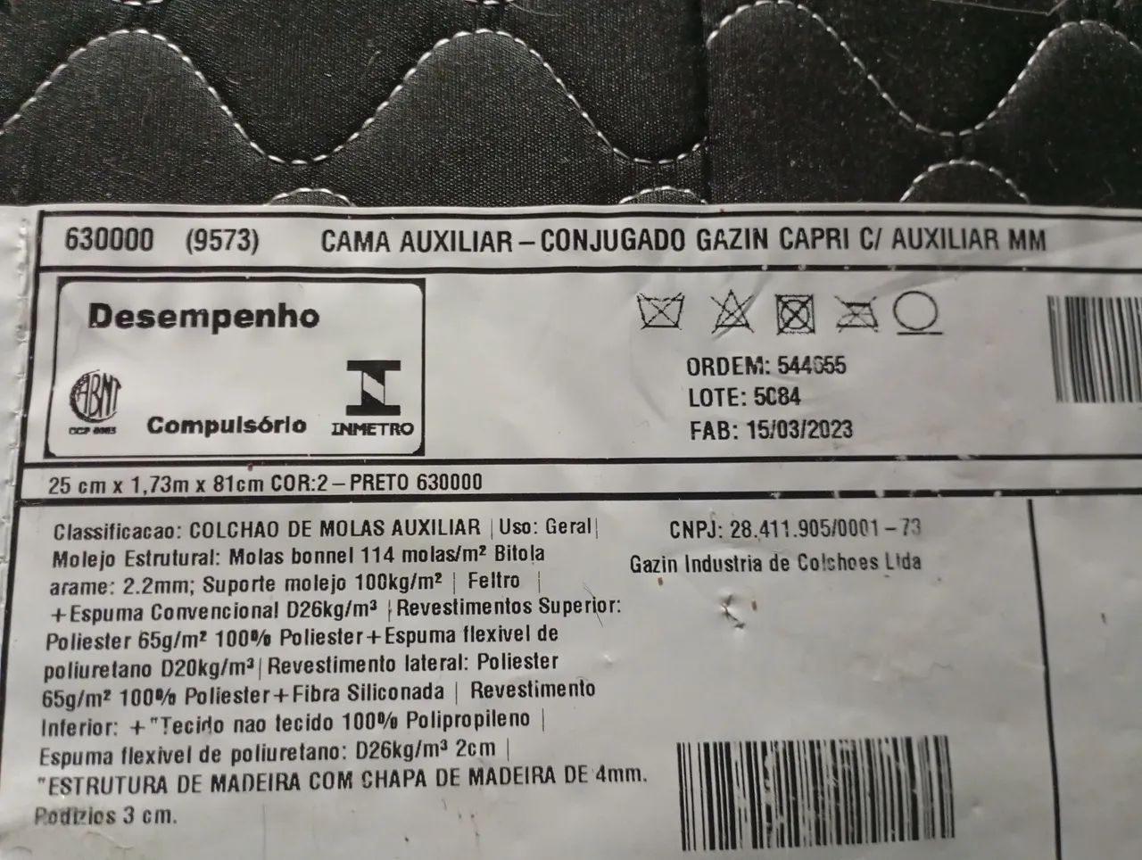 Colchão de mola com rodinhas  - Foto 3