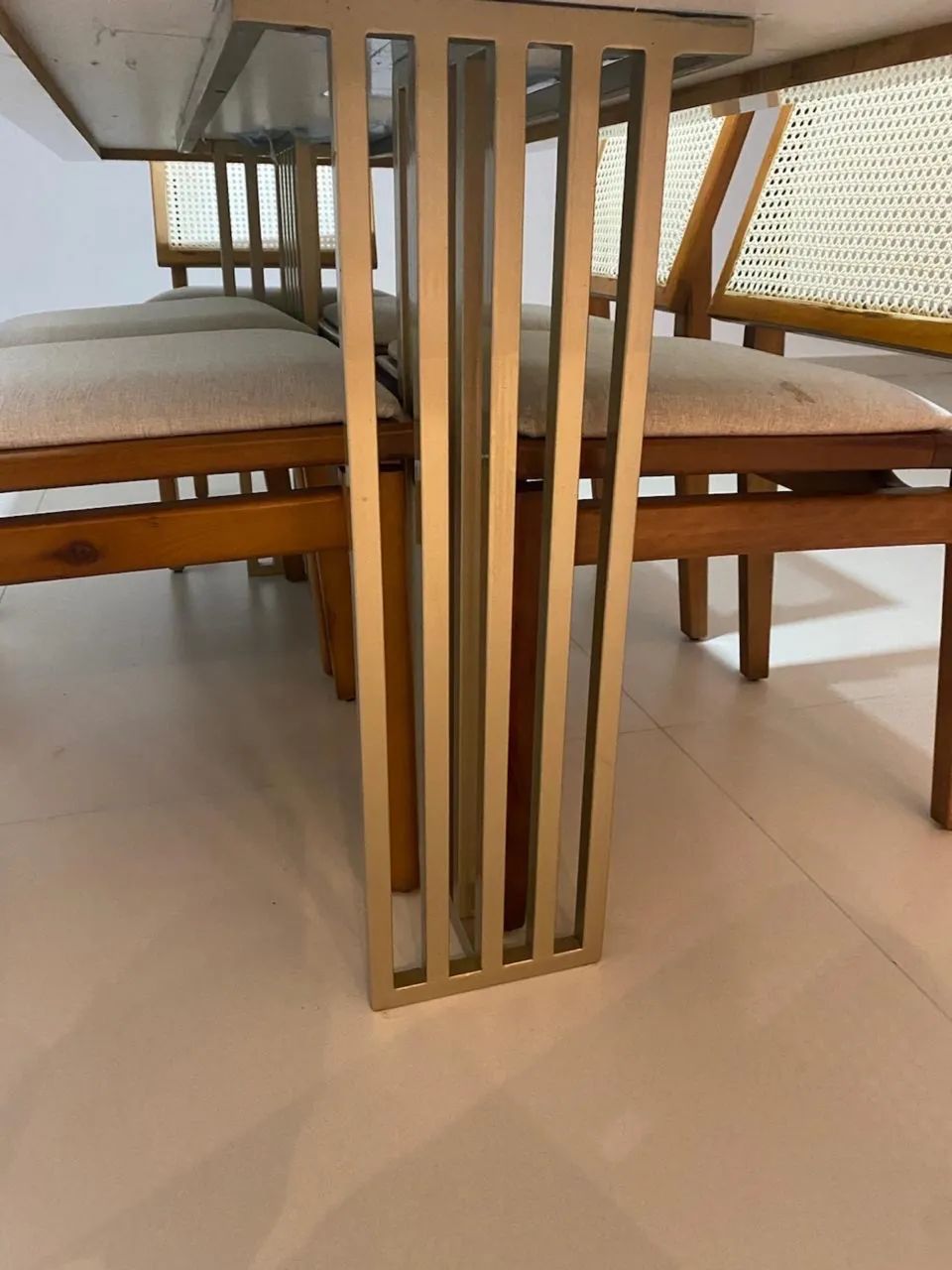 Conjunto de mesa e cadeiras palhinha - Foto 3