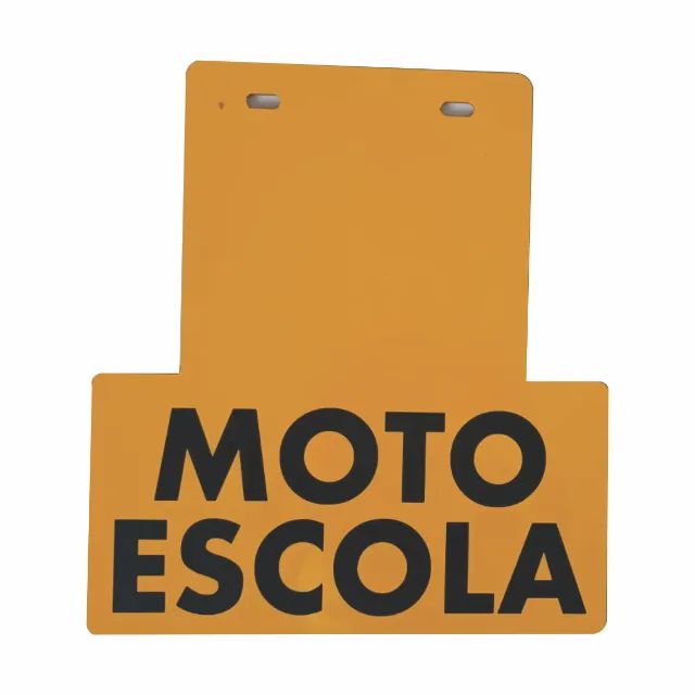 Placa Moto Escola  - Foto 2
