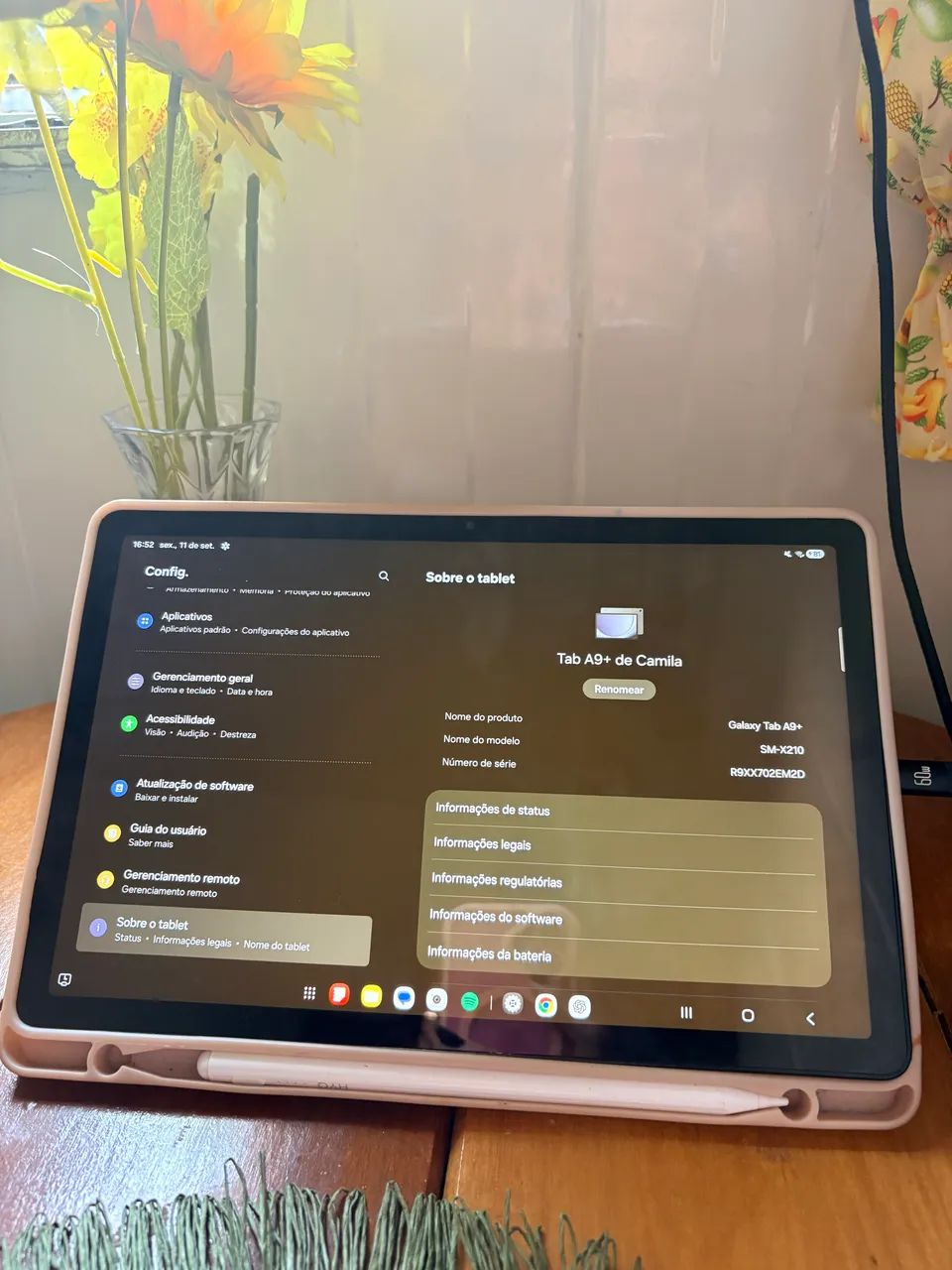 Vende-se tablet A9+ Samsung  - Foto 4
