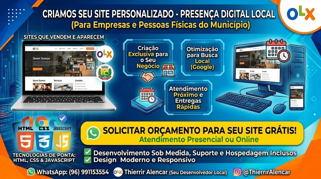 Desenvolvimento de site personalizado