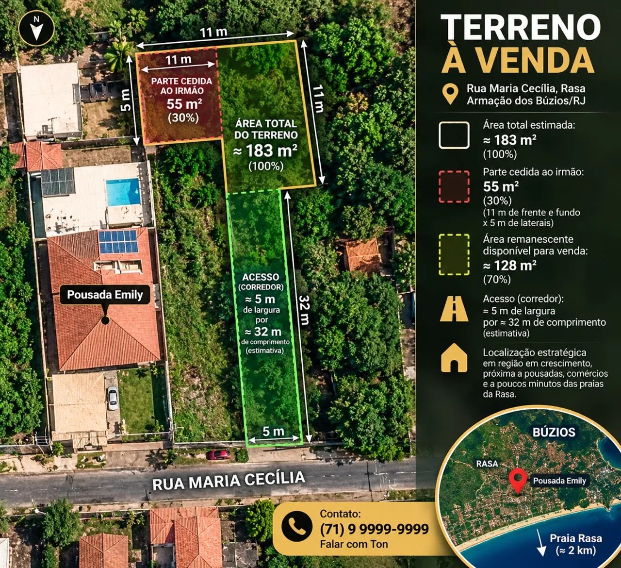 Terreno em Búzios RJ - Foto 2