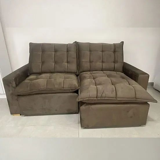 Sofá Royale Simples Retrátil e Reclinável 2m - Entrega Grátis Fortaleza - Foto 5