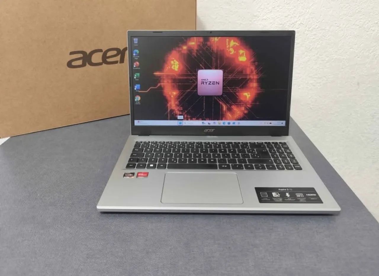 Notebook Acer Aspire Ryzen 7 5700. SSD 512 GB. Dedicada 2 GB 