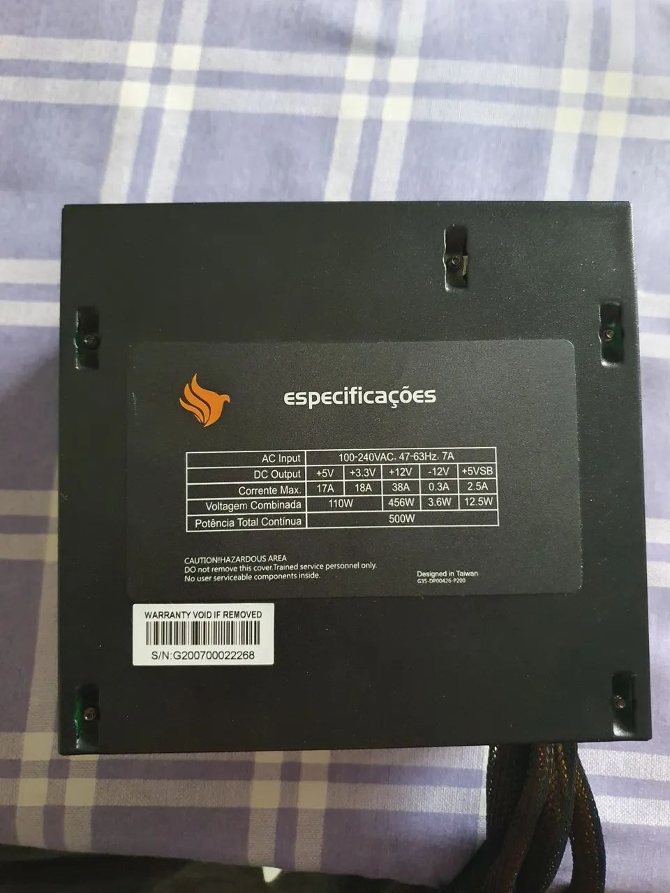 Fonte pichau nidus 500w - Foto 2