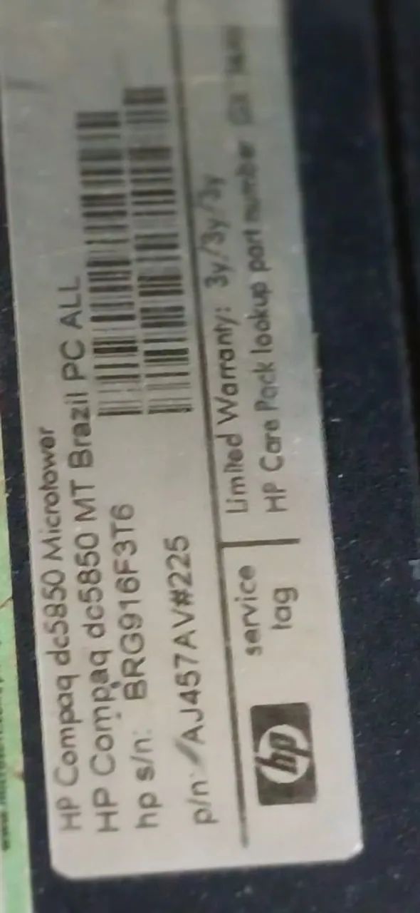 Vendo computador HP antigo. - Foto 4