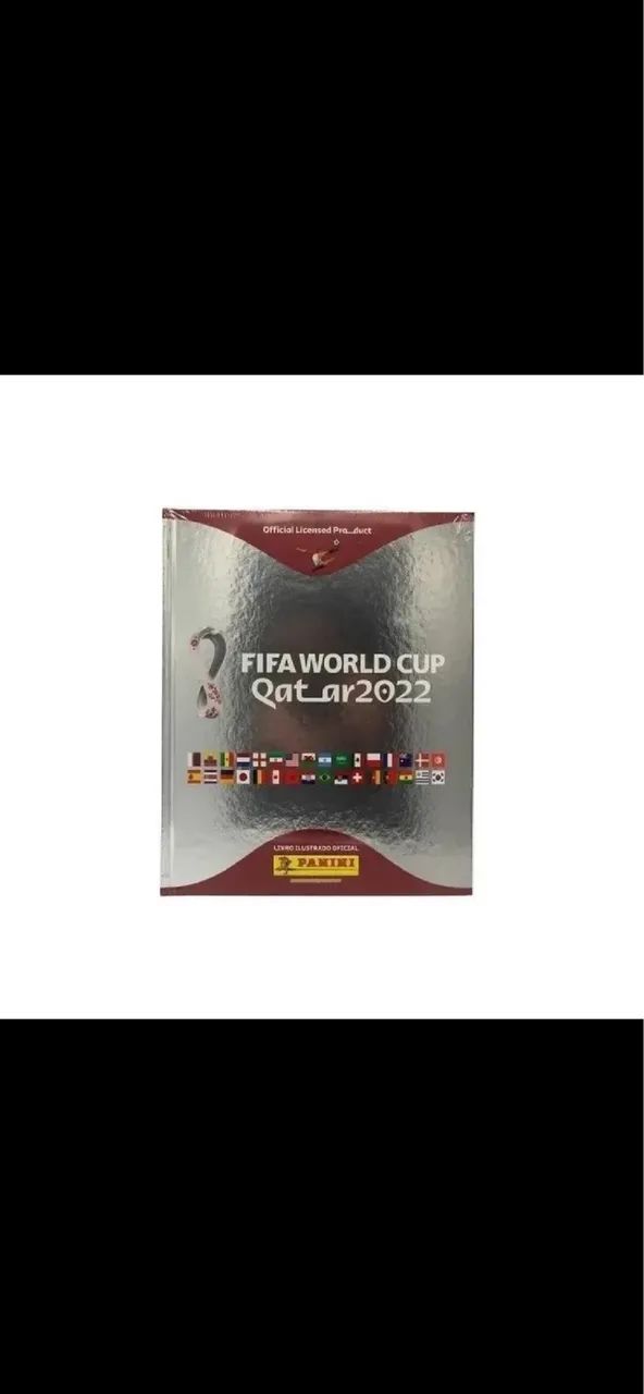 Álbum capa dura prata copa 2022