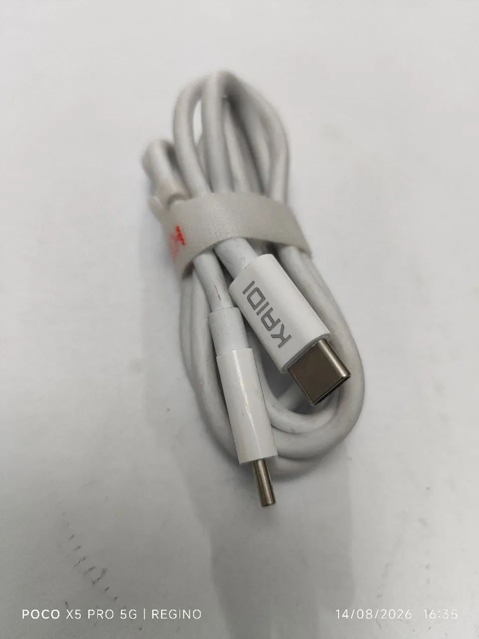 Cabo tipo C tipo C 2.4 A rápido da kaidi 
