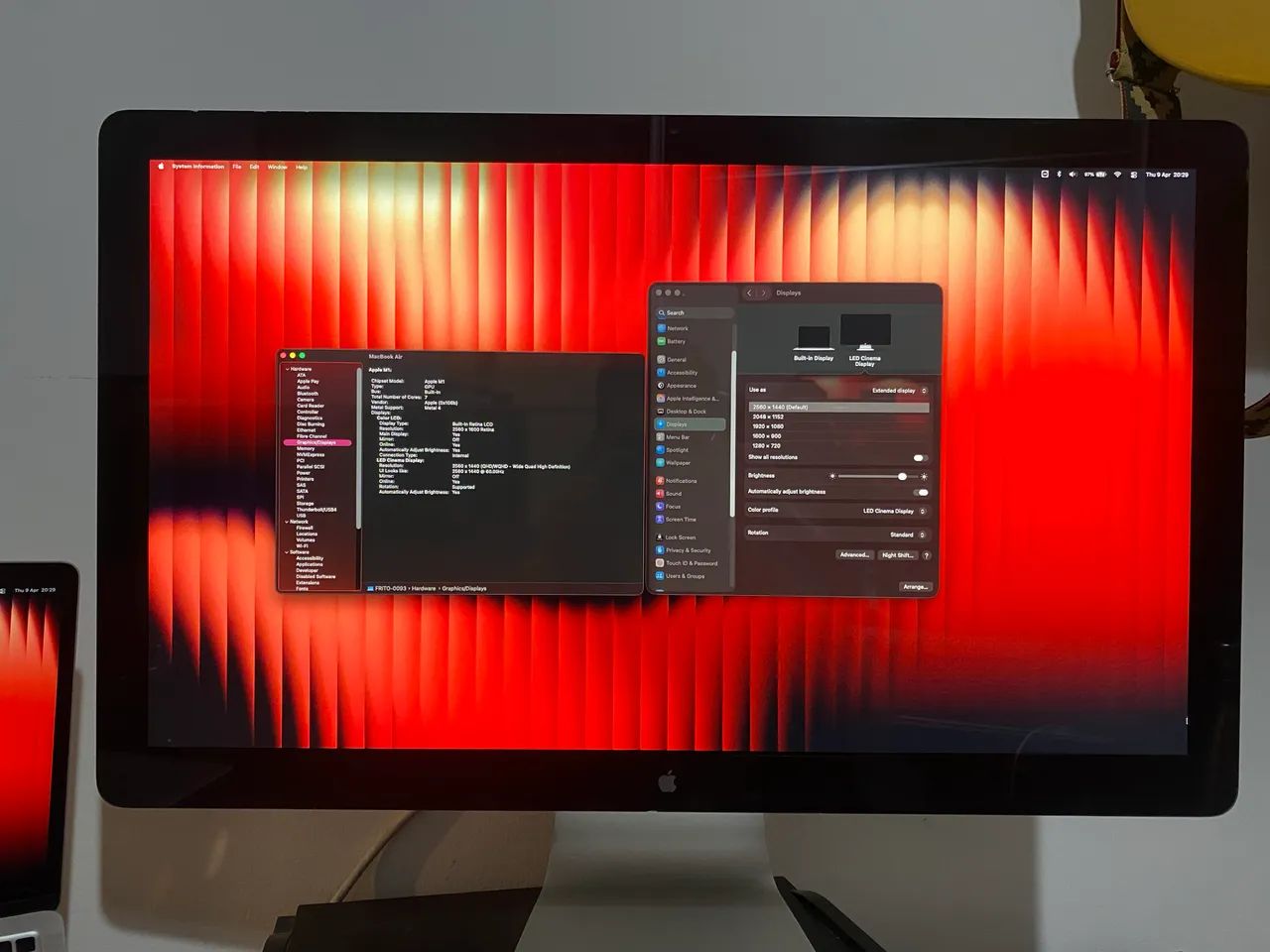 Apple LED Cinema Display 27インチモニター A1316 Monitor Apple Led Cinema Display 27p - A1316 - Monitores - Santana