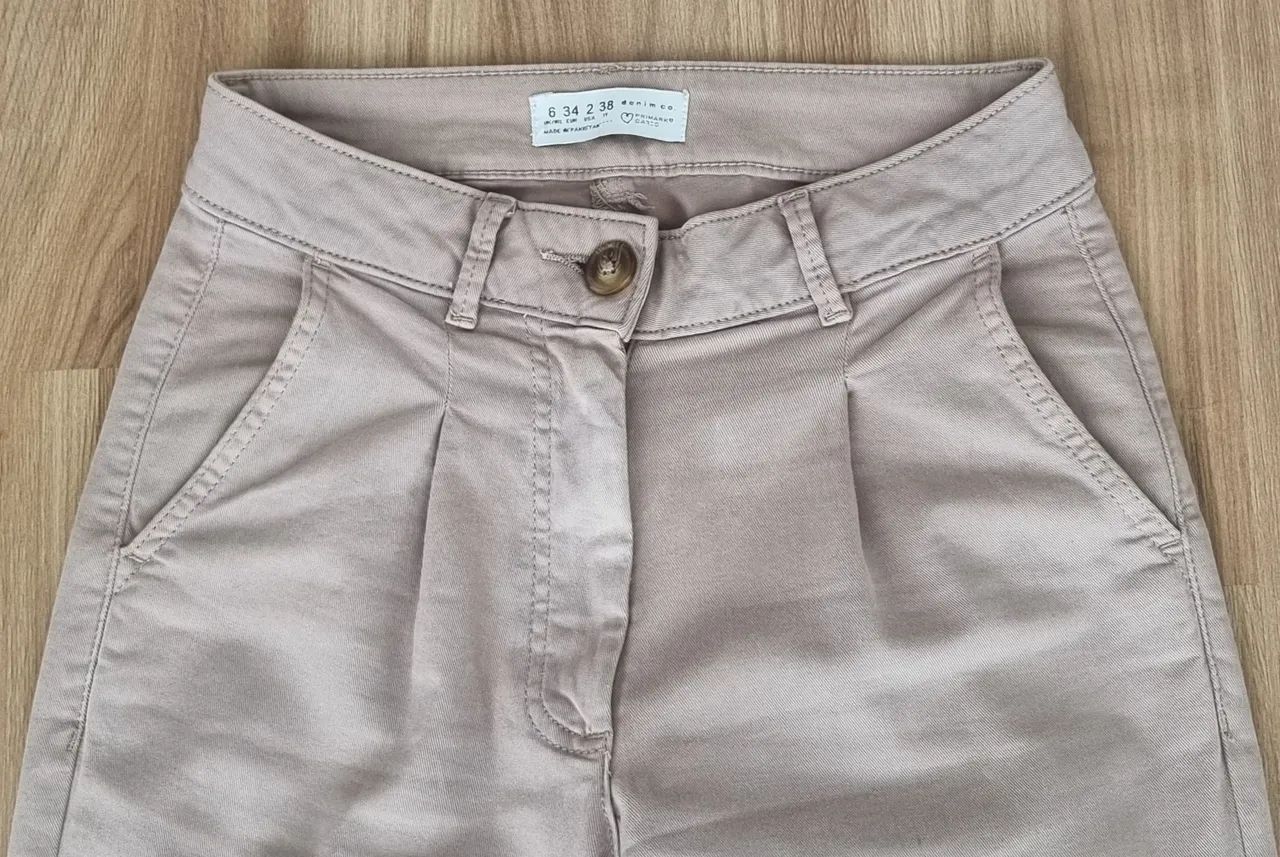 Calça em sarja importada PRIMARK modelo Chino tam. 38 - Foto 3
