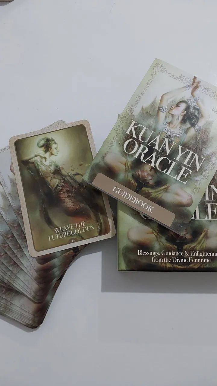 Oráculo Kuan Yin - Em inglês- Estado de Novo - Foto 2
