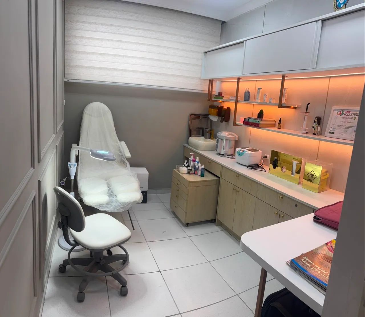 Sala para podologia 