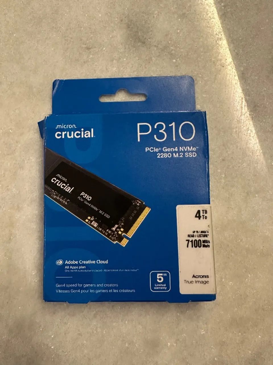 SSD 4TB Crucial P310 PCI Gen 4 (Lacrado) - Armazenamento - Jardim