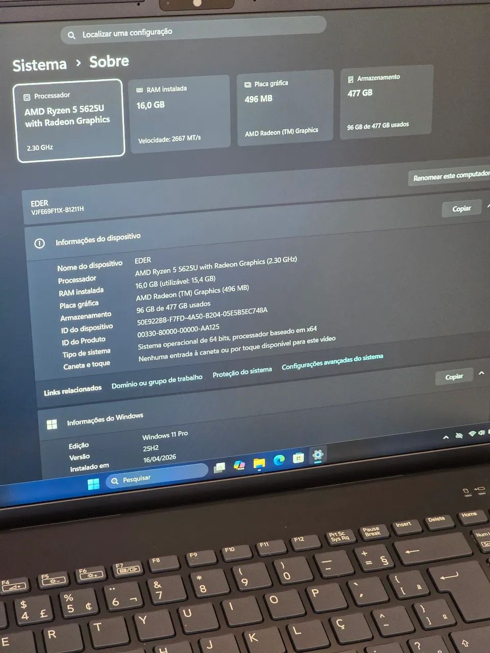Notebook Vaio Fe16 - Foto 4