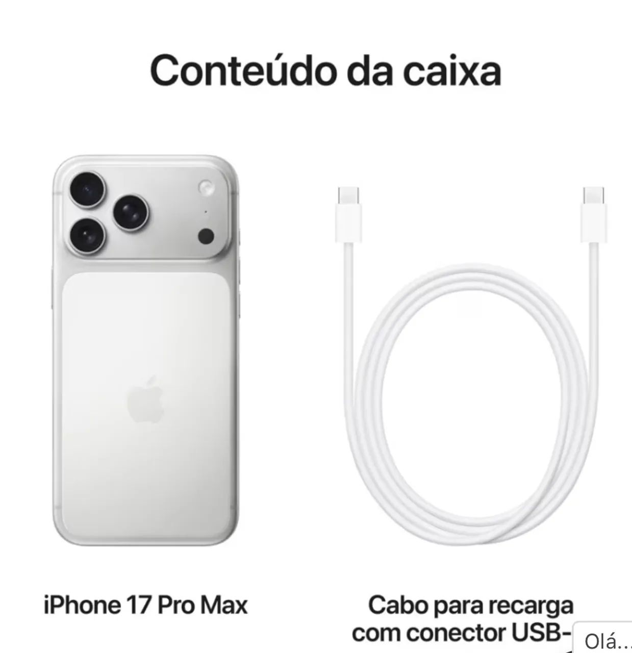 iPhone 17 ProMax 256 gb Silver(Prata) - Celulares e Smartphones
