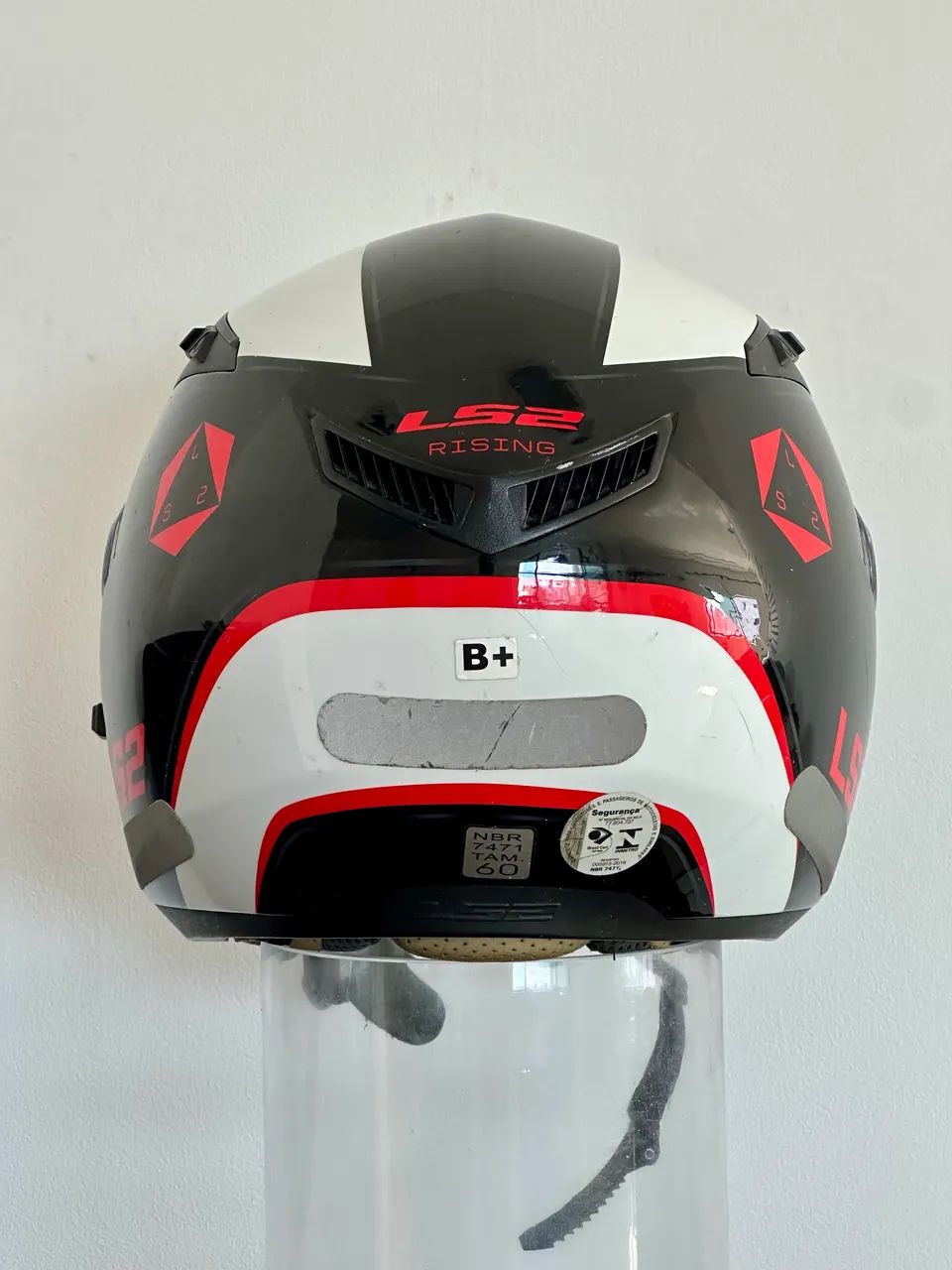 Capacete Aberto LS2 Verso Rising - Tamanho 60 (Preço Reduzido) - Foto 3