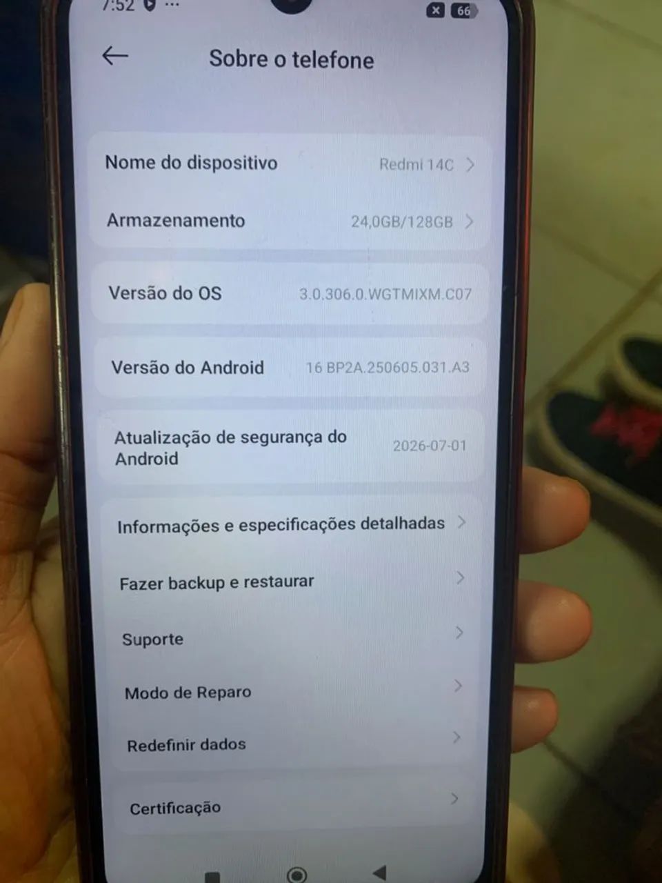 Vendo Celular Redmi 14C Usado - Foto 3