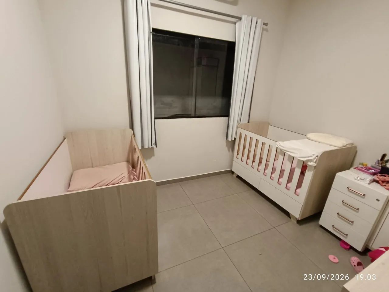 Berço MDF - Acompanha colchão e lençol - Foto 3