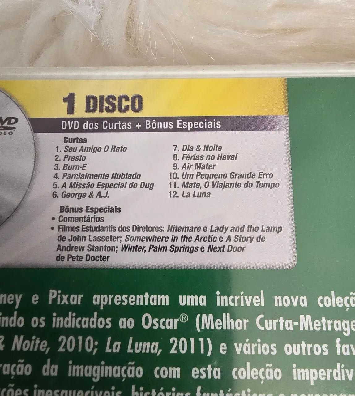 DVD pixar short films collection - Foto 2