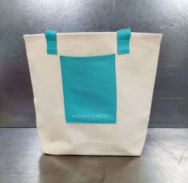 Bolsa Praia Algodão Moroccanoil NOVA - Foto 2