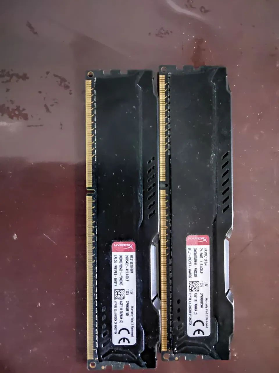Memória ram hyperx ddr3 4gb