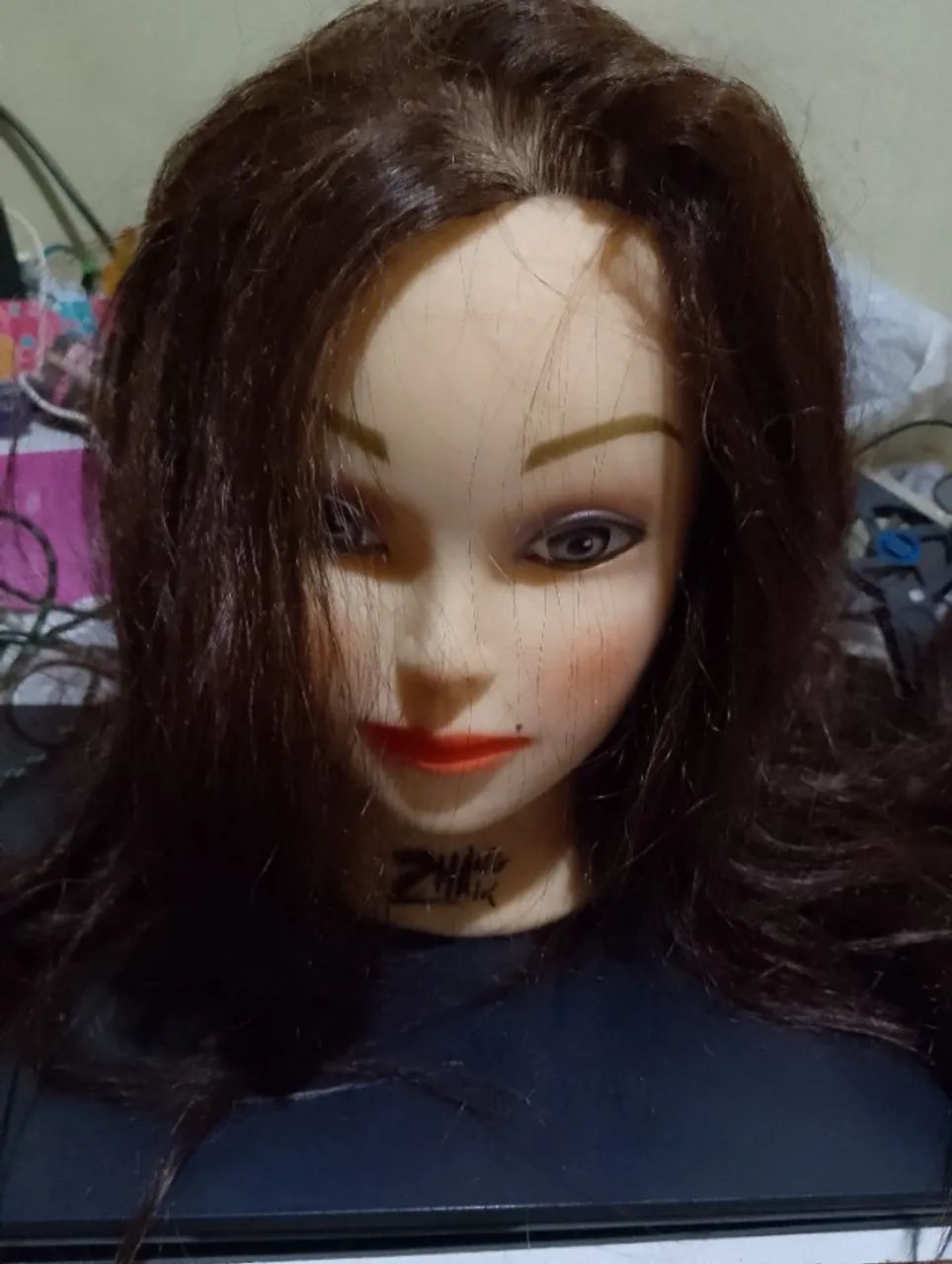 cabeça para treinar corte de cabelo