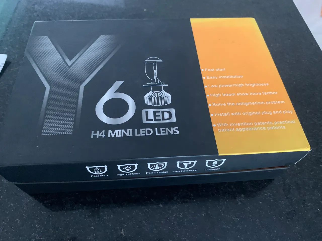 kit Farol Led - mini projetor  - Foto 5