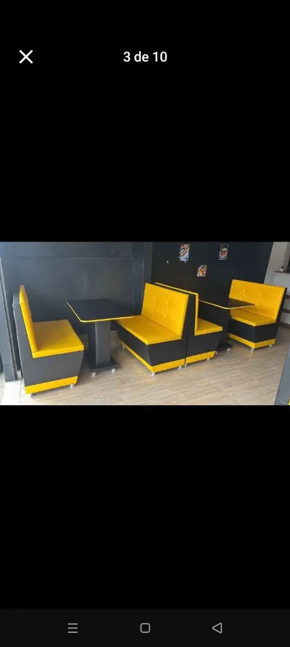 Sofás Booth para Lanchonetes e Pizzarias